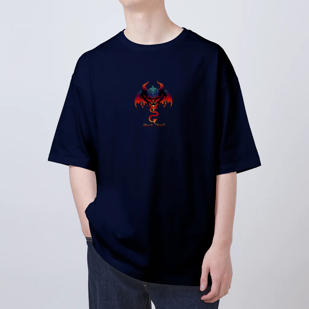 Lock-onの【Black Devil】02 Oversized T-Shirt