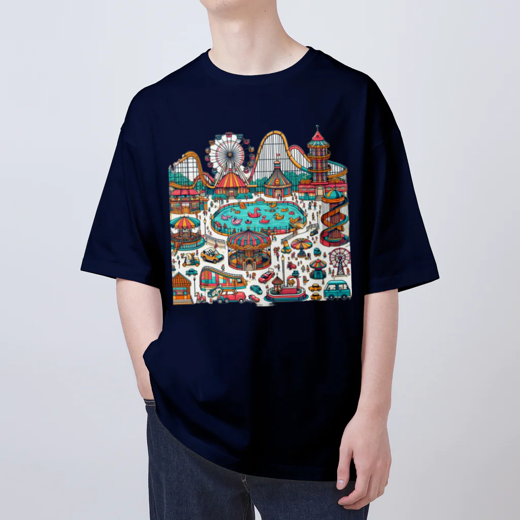 ぴくちゃー55の楽しい遊園地 Oversized T-Shirt