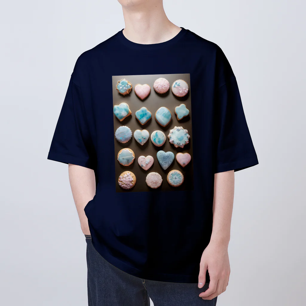 【ホラー専門店】ジルショップの宝石のアイシングクッキー Oversized T-Shirt