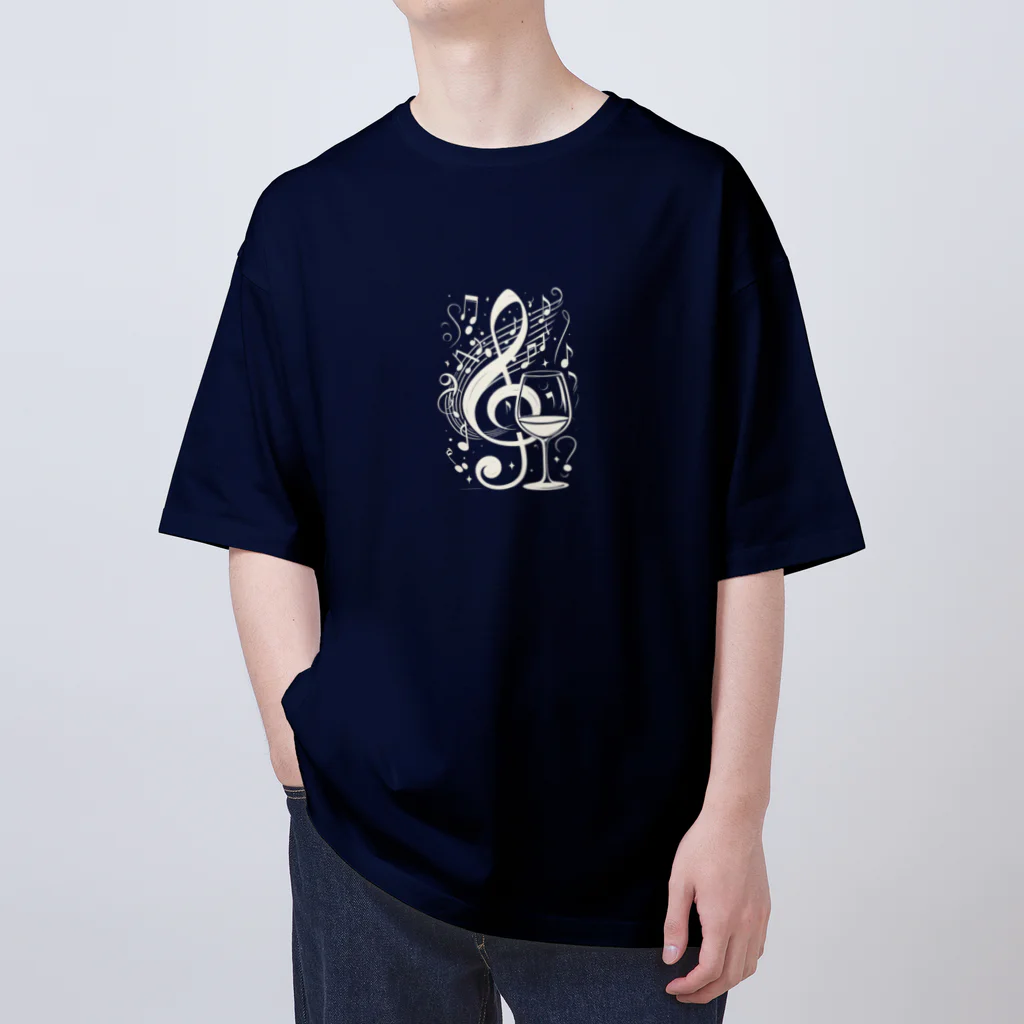 KsdesignのThe Rhythm of Wine Oversized T-Shirt