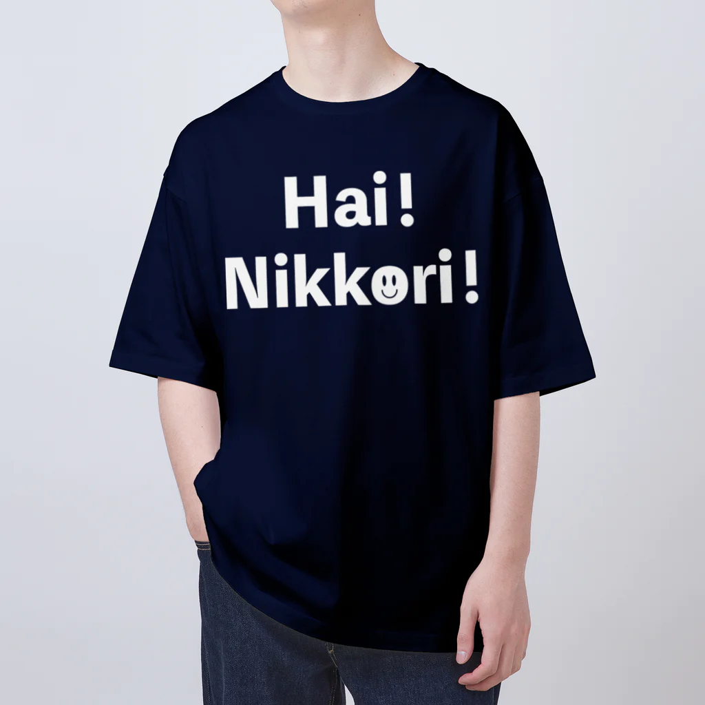 T-ShhhのHai!Nikkori!（はい！にっこり！） オーバーサイズTシャツ