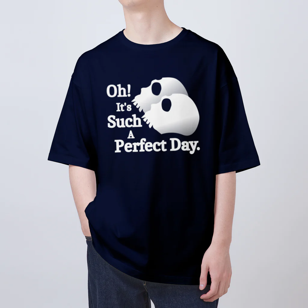 『NG （Niche・Gate）』ニッチゲート-- IN SUZURIのOh! It's Such A Perfectday.（白） Oversized T-Shirt