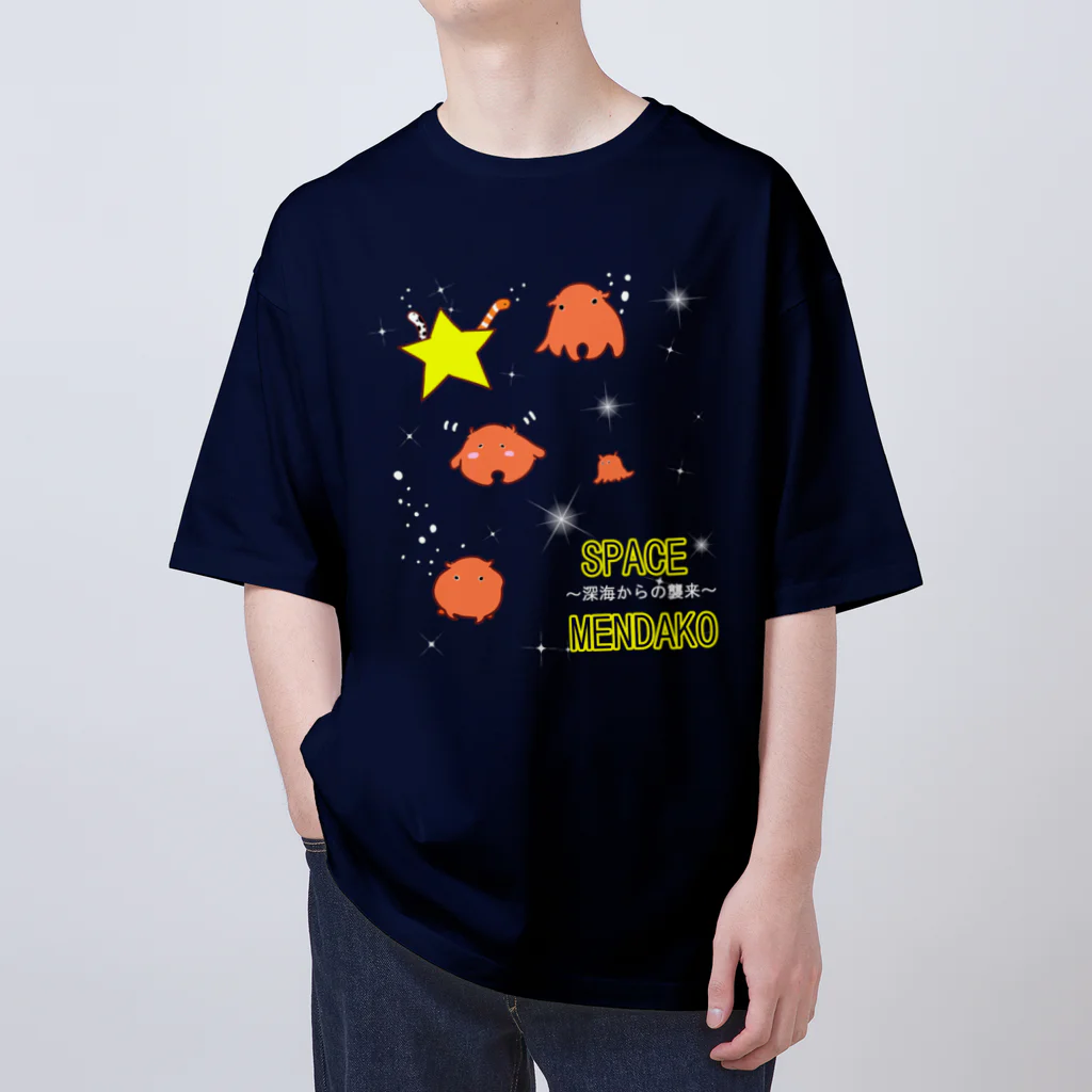 はむえみのSPACE　MENDAKO　透明バージョン オーバーサイズTシャツ