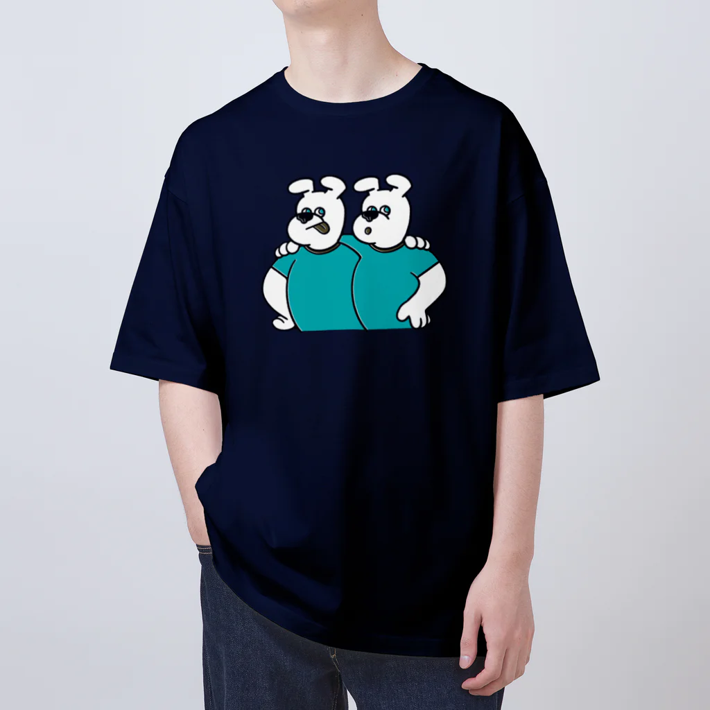 SANNO CREATIONSのDOG BROTHERS オーバーサイズTシャツ