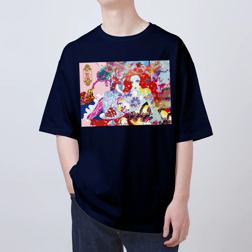 Asako Shibutaniの乙姫龍宮遊びづくし Oversized T-Shirt