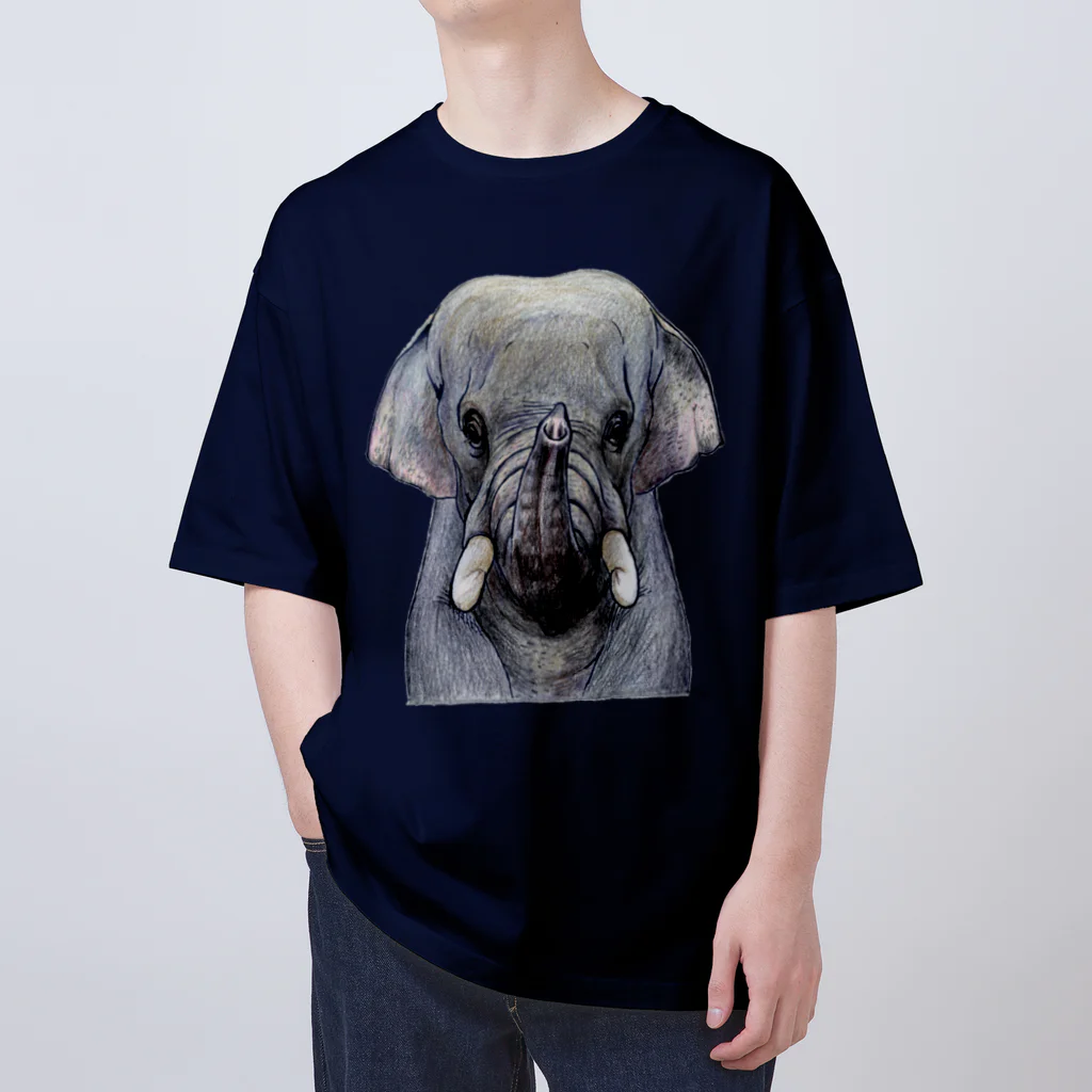 segasworksのインドゾウ Oversized T-Shirt