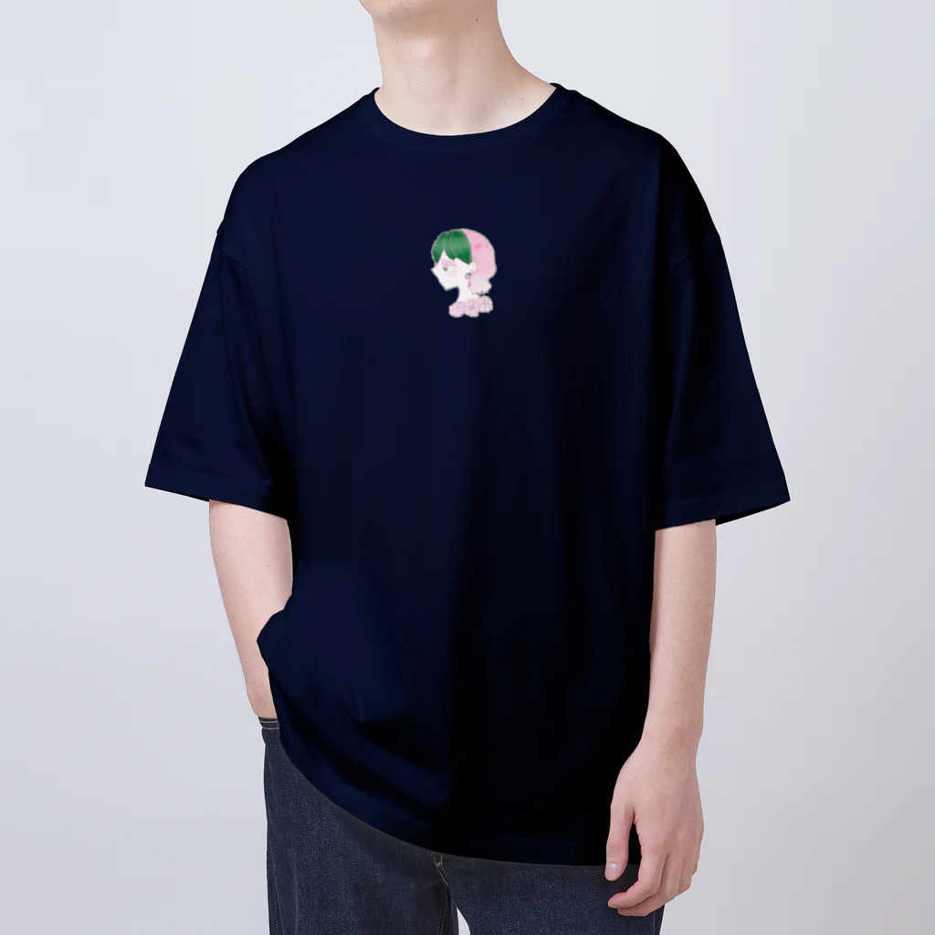 うみのいきもの・もりのいきものやさんの薔薇がぁる、ドレスデンドール Oversized T-Shirt