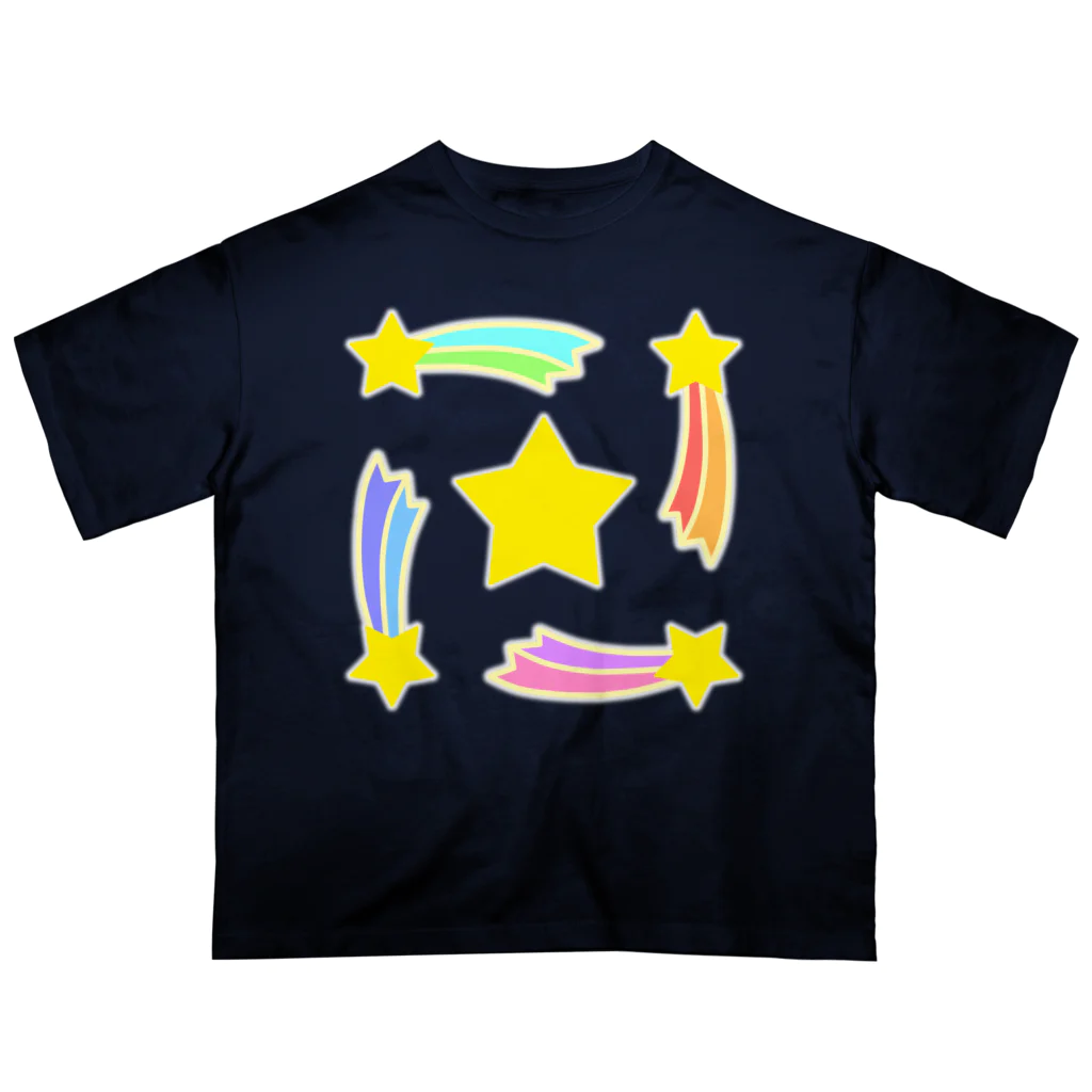 武者小路夕桐の流れ星 オーバーサイズTシャツ