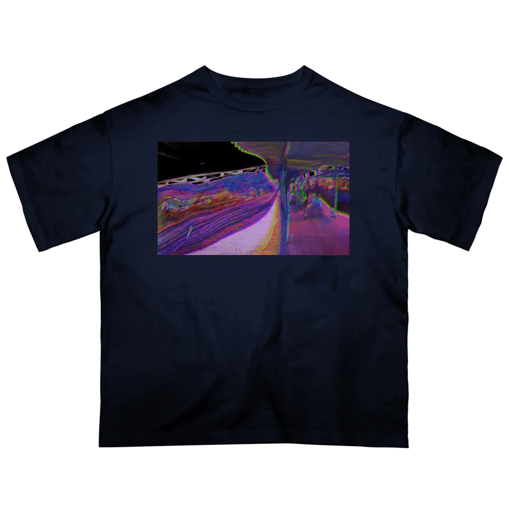 Paintslugの寝落ちきさらぎ行き オーバーサイズTシャツ