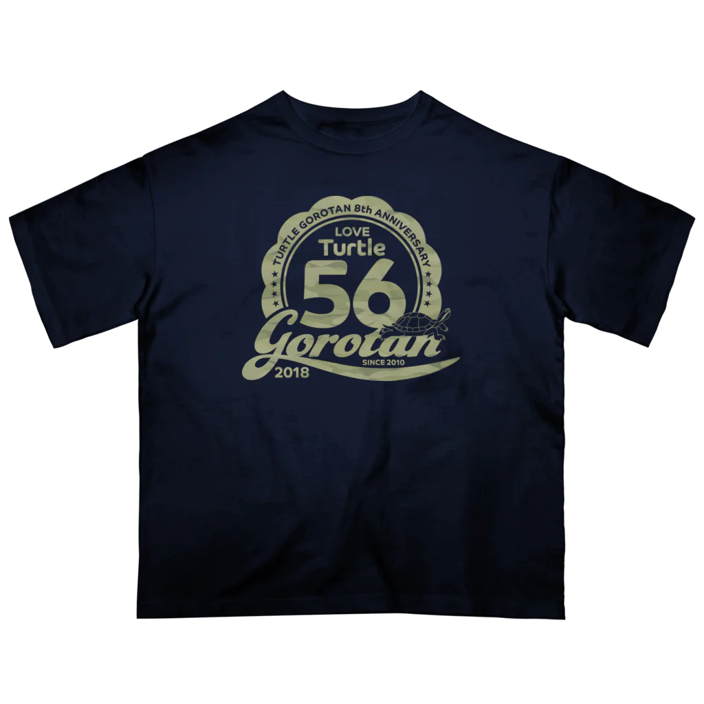 Turtle56tanのTurtle56tan 8th Anniversary FlowerLogo Oversized T-Shirt