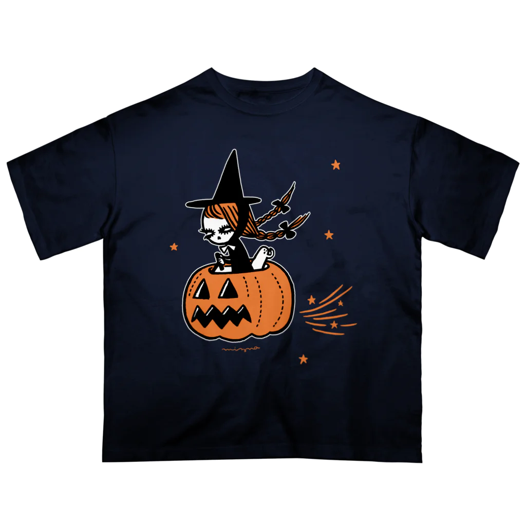 Mizna WadaのThe Pumpkin Riding Witch オーバーサイズTシャツ