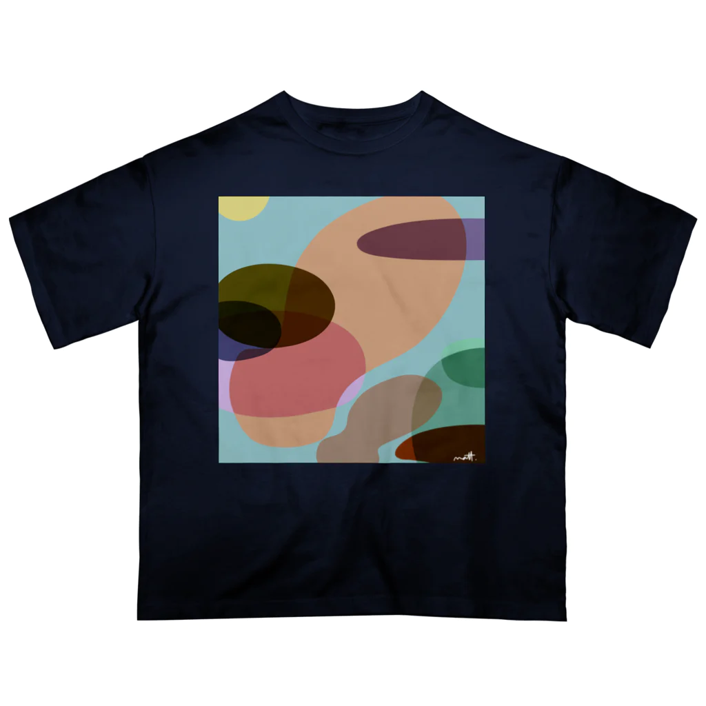 tidepoolの潮溜りのミーバイdesign オーバーサイズTシャツ