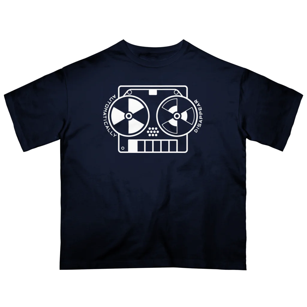 北風のゼリーのオープンリールテープレコーダー（白） Oversized T-Shirt