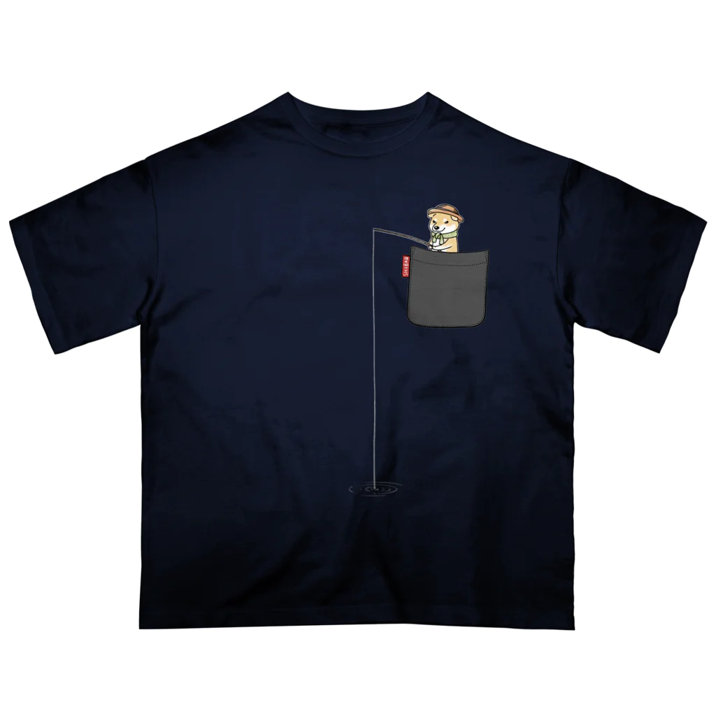真希ナルセ（マキナル）の釣り柴ポケット（赤柴） Oversized T-Shirt