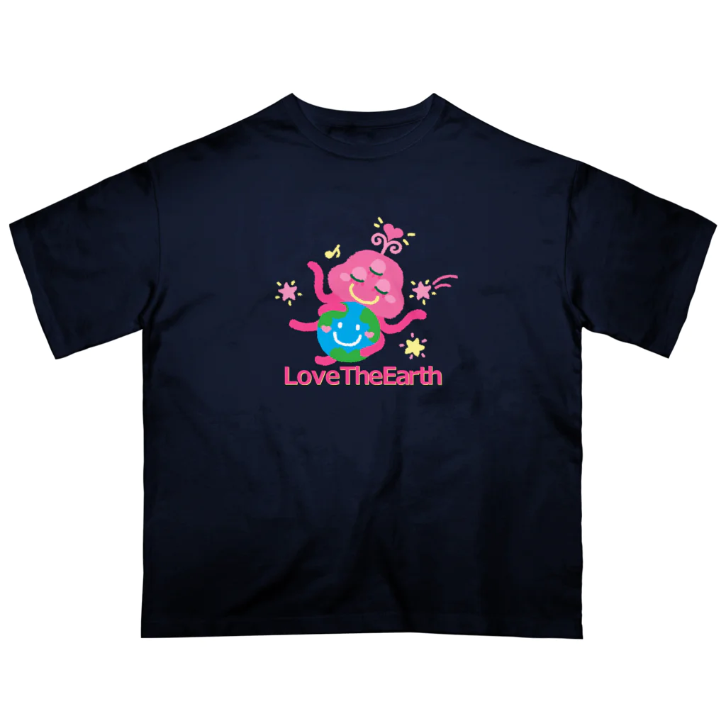 雁花工房（寄付アイテム販売中です）のLove The Earth Oversized T-Shirt