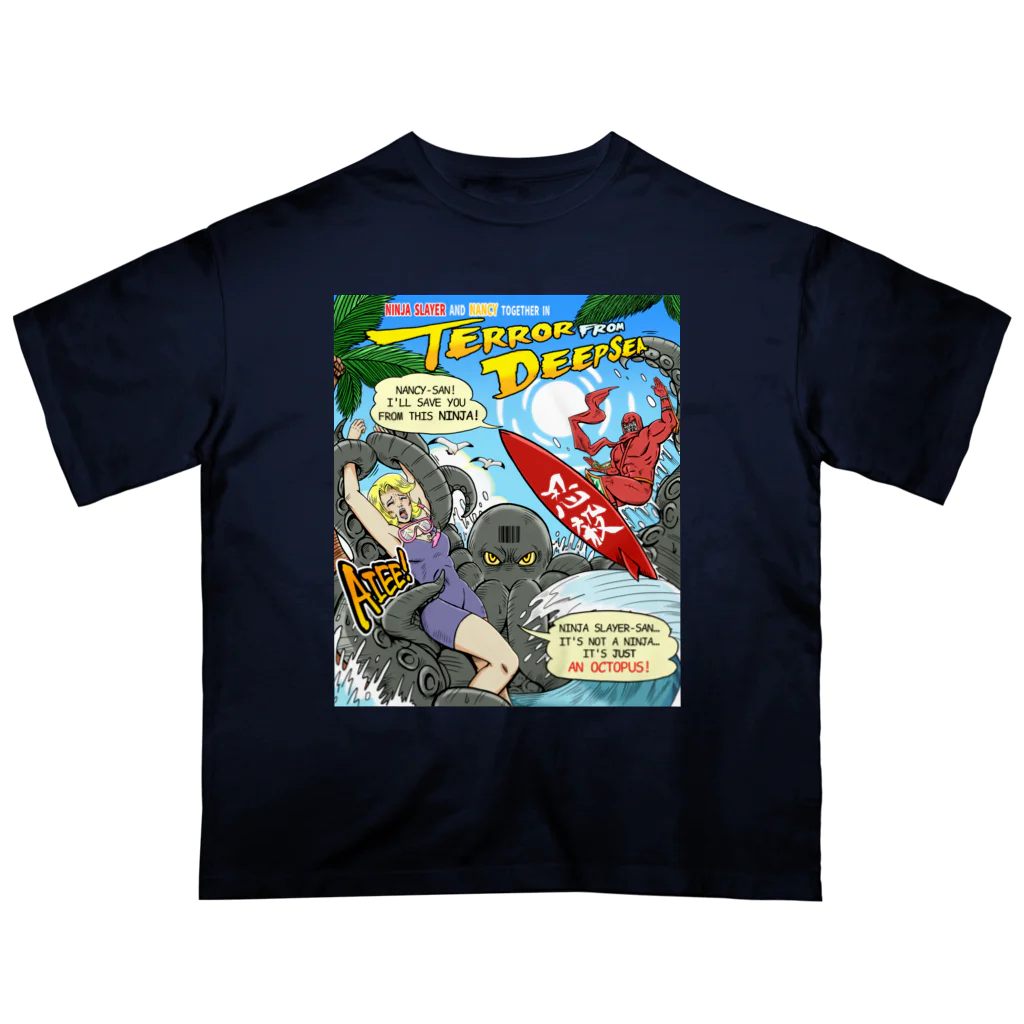 ニンジャスレイヤー公式/ダイハードテイルズのTERROR FROM DEEP SEA オーバーサイズTシャツ