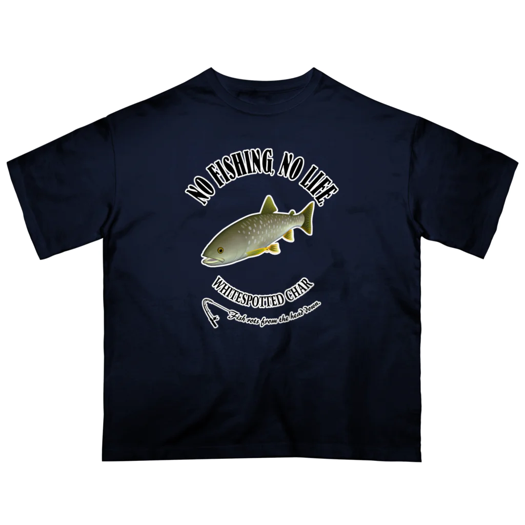 猫と釣り人のAMEMASU_10CW_1 オーバーサイズTシャツ