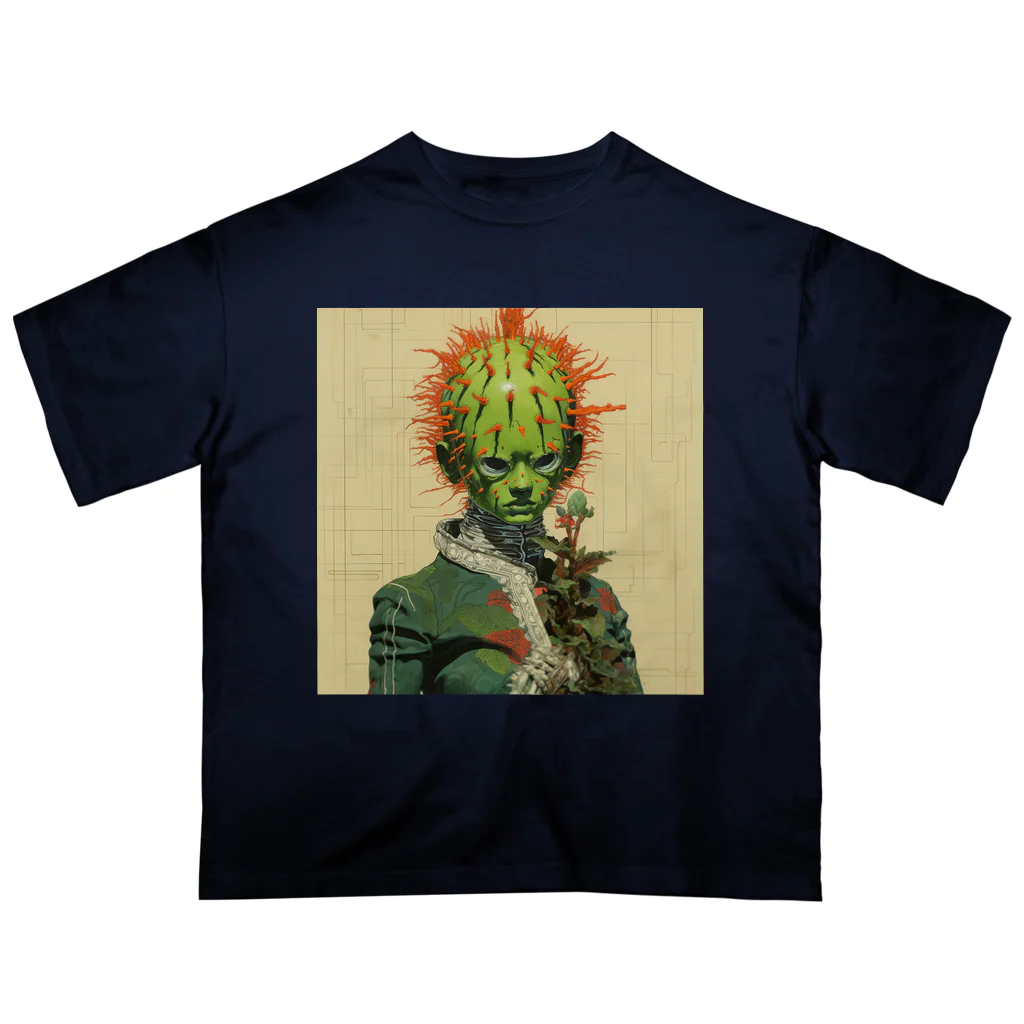 Cyber CactusのCactus - Man 1 オーバーサイズTシャツ