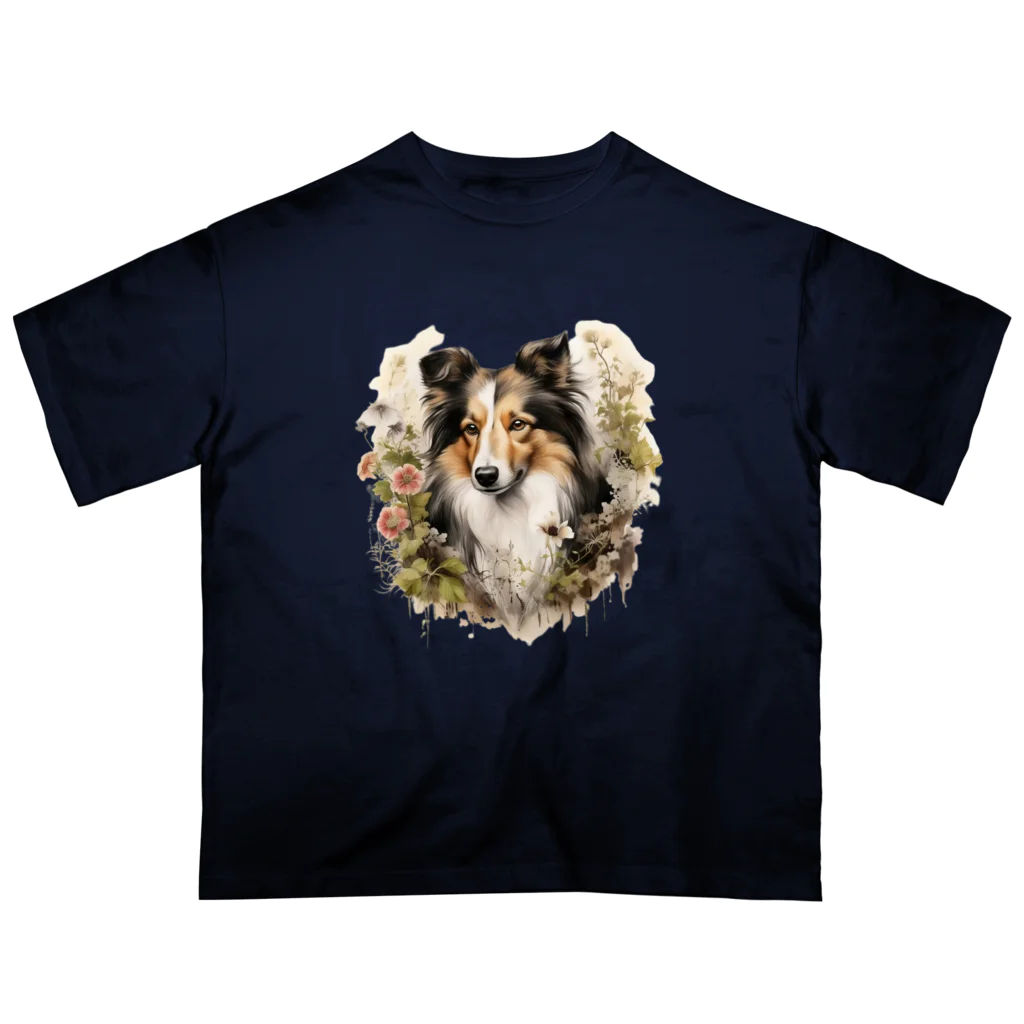 Sheltie Chic Creationsのシェルティ１０ オーバーサイズTシャツ