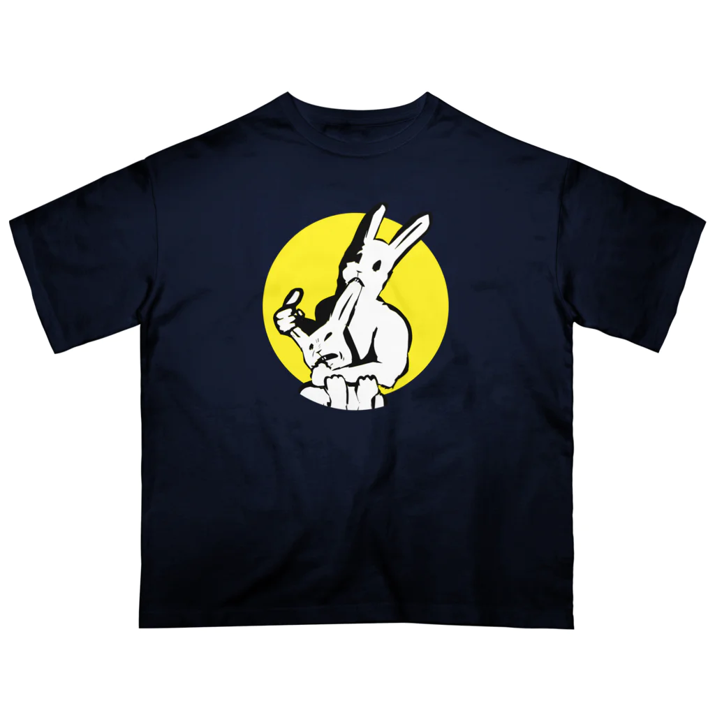 LONESOME TYPE ススの共喰い🐰（ウサギ） オーバーサイズTシャツ