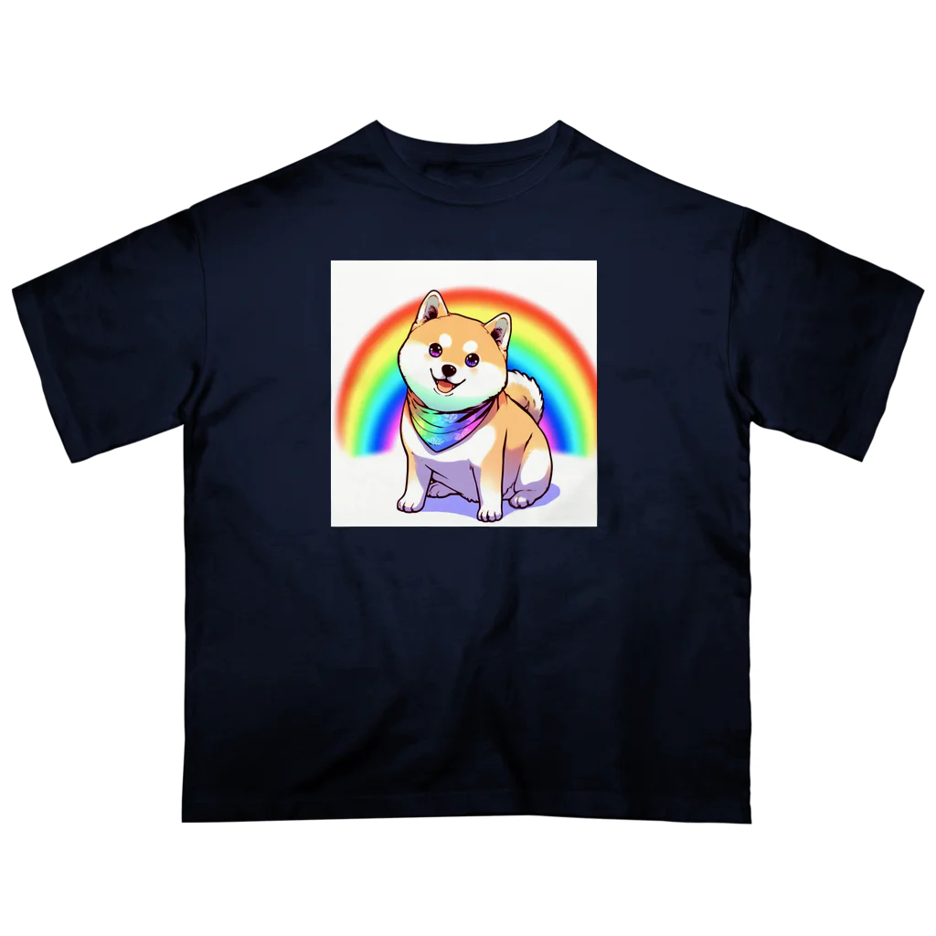 KAWAII-CLUBのKAWAII柴犬002 オーバーサイズTシャツ