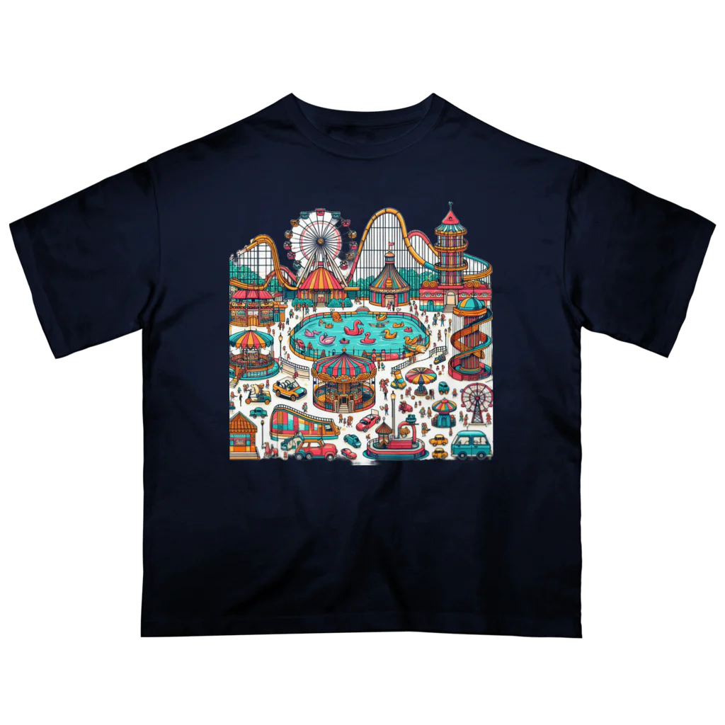 ぴくちゃー55の楽しい遊園地 Oversized T-Shirt