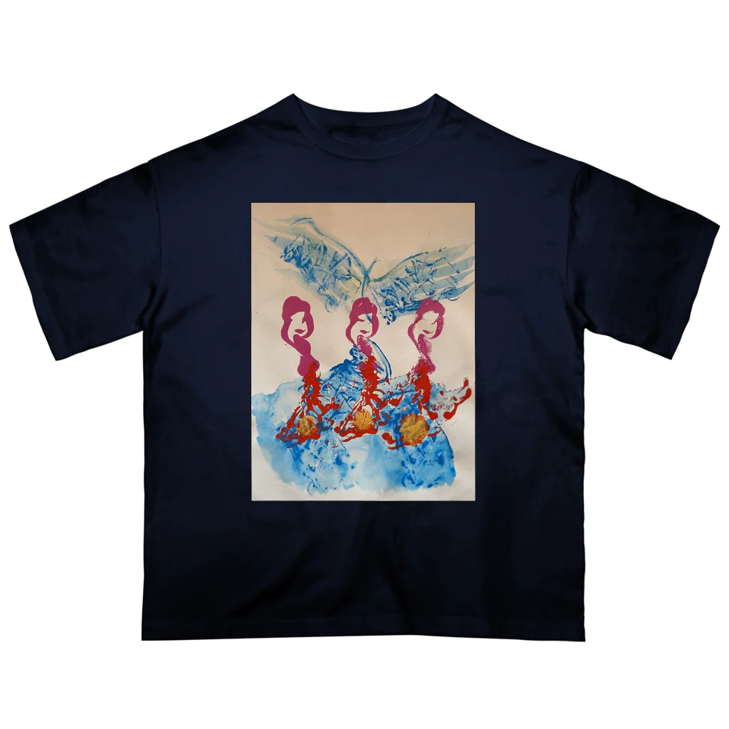 HiraHiraPaperのdancing オーバーサイズTシャツ