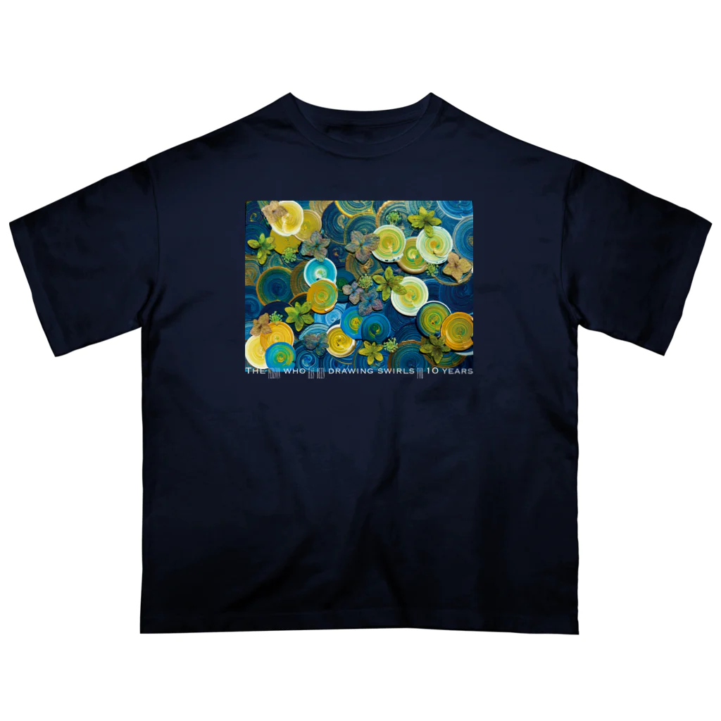 渦を10年描いてる人のDeep Oversized T-Shirt