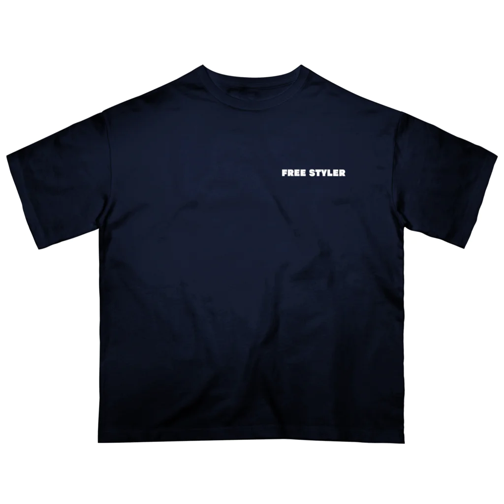 FREE STYLERのフリースタイラーロゴバックプリント Oversized T-Shirt