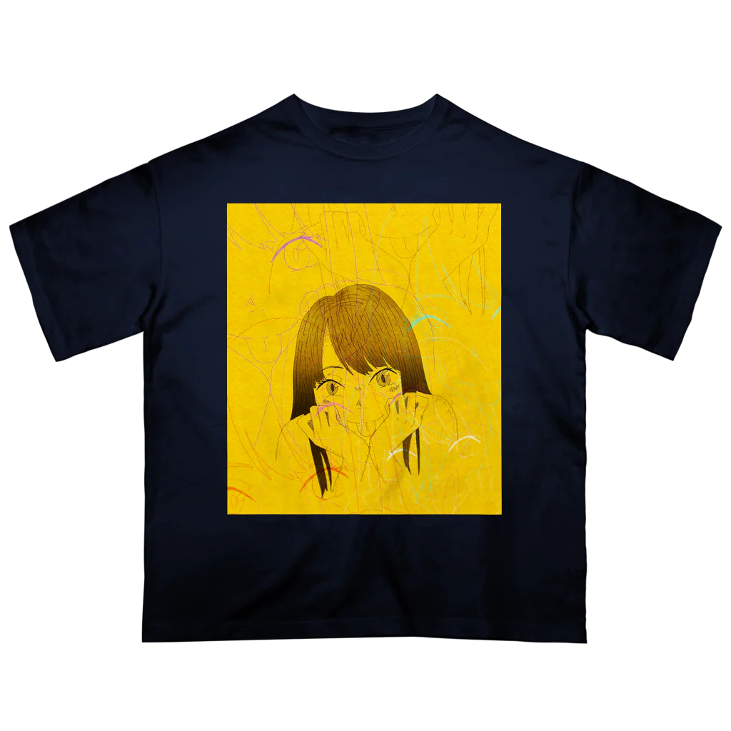 AngryDogのKawaii Oversized T-Shirt