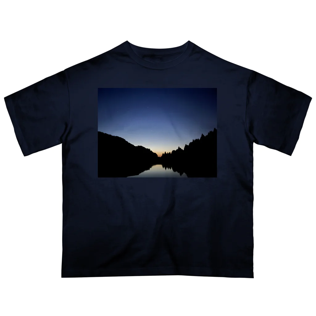 misawashopの天空の鏡 Oversized T-Shirt