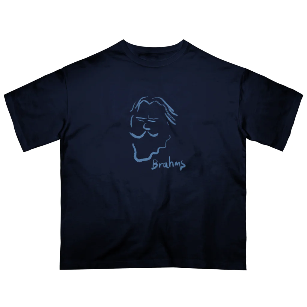 OSHIYOMANのブラームス　Brahms オーバーサイズTシャツ