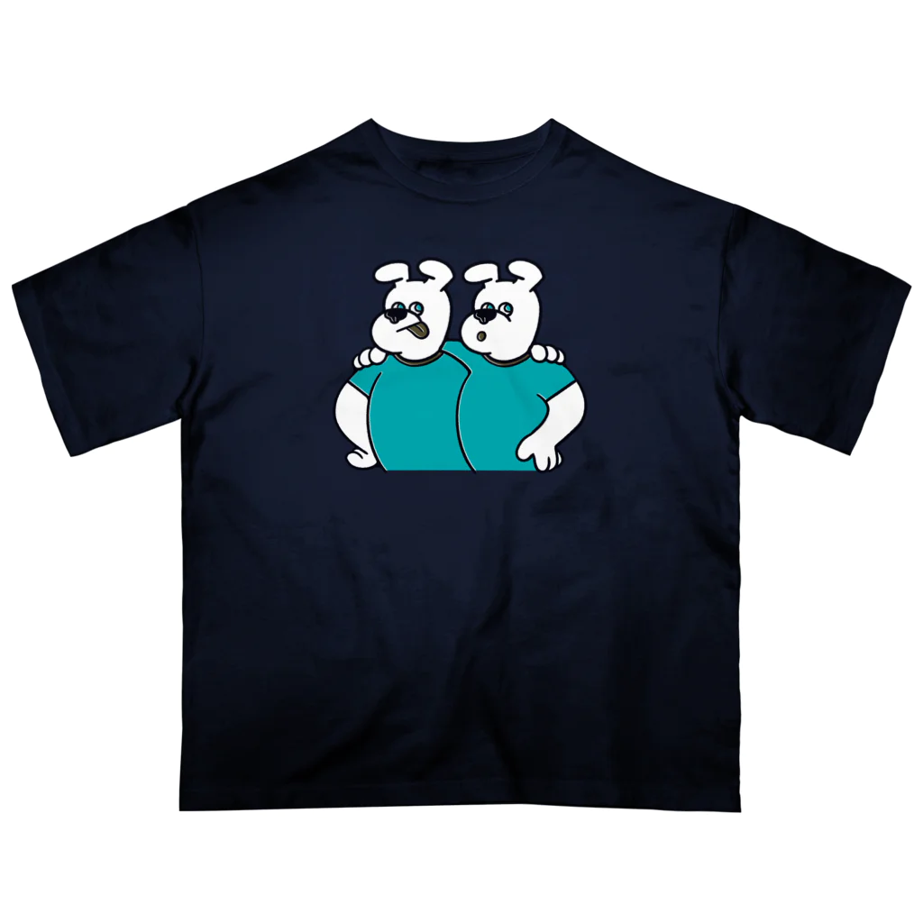 SANNO CREATIONSのDOG BROTHERS オーバーサイズTシャツ