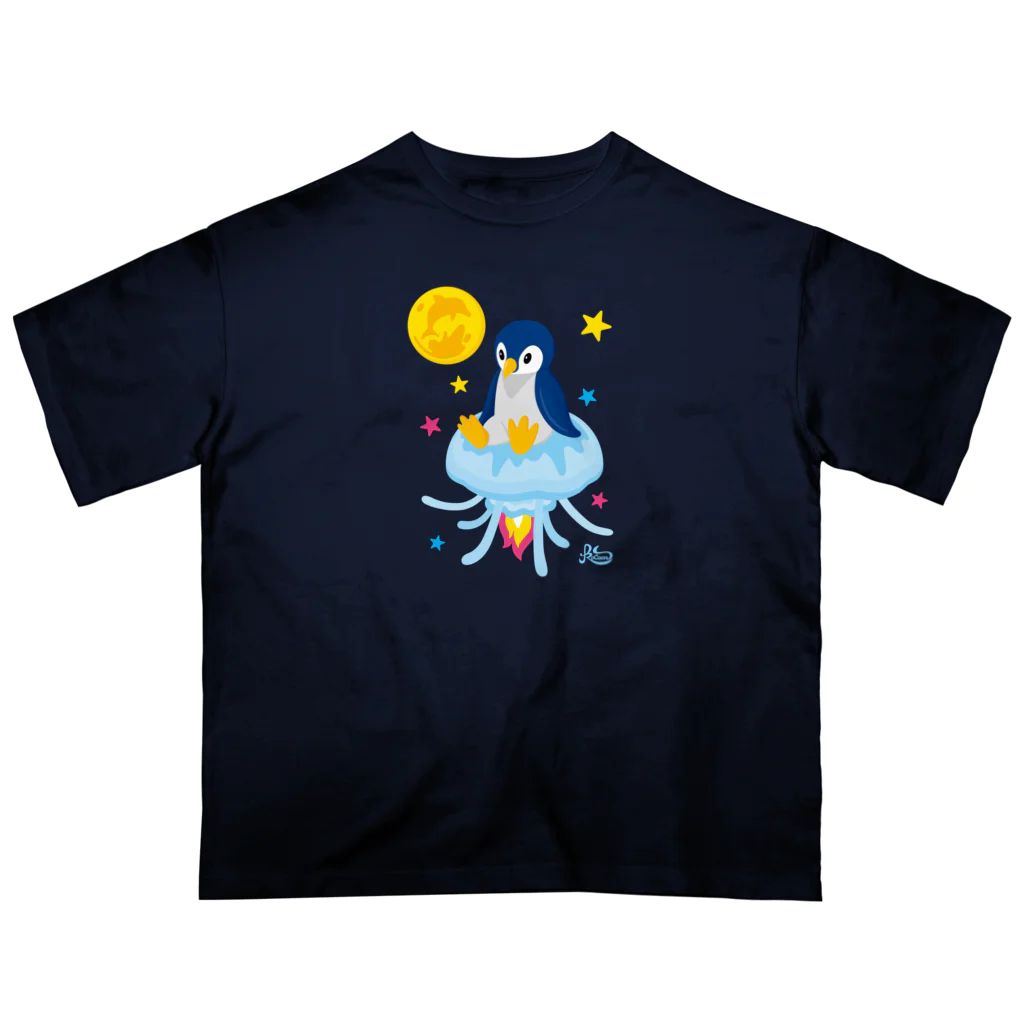 kocoon（コクーン）のペンギンとクラゲのロケット オーバーサイズTシャツ