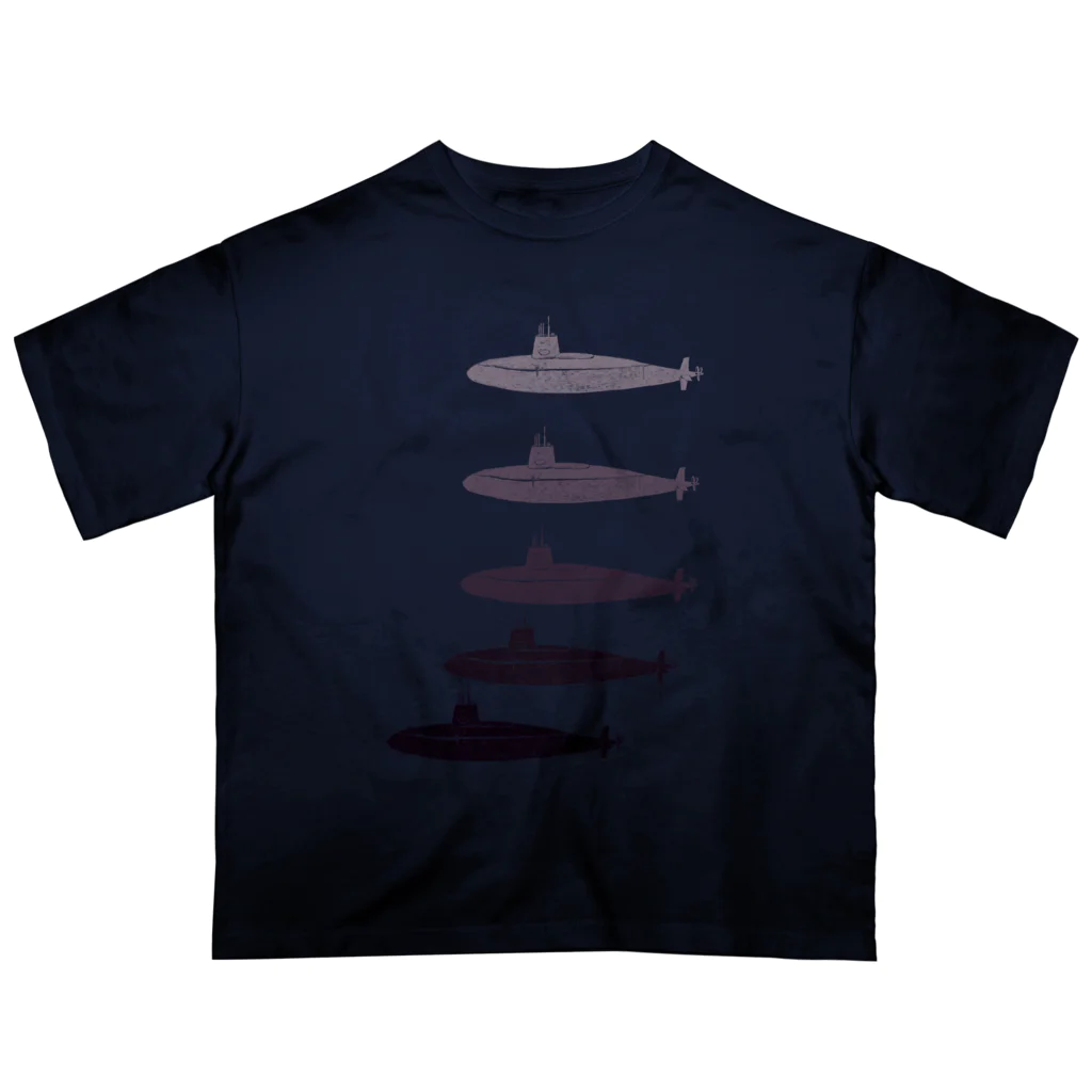 NIKORASU GOの潜水艦 オーバーサイズTシャツ