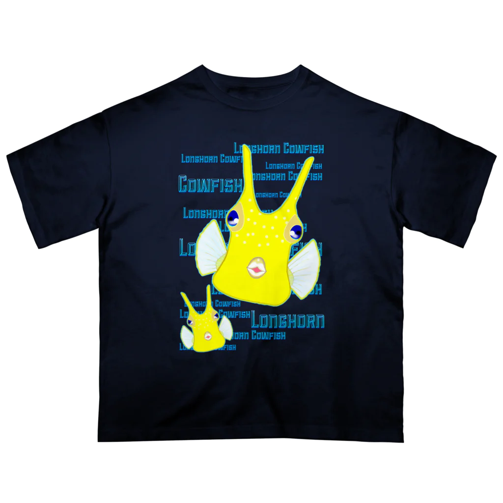 LalaHangeulのLonghorn Cowfish(コンゴウフグ) Oversized T-Shirt