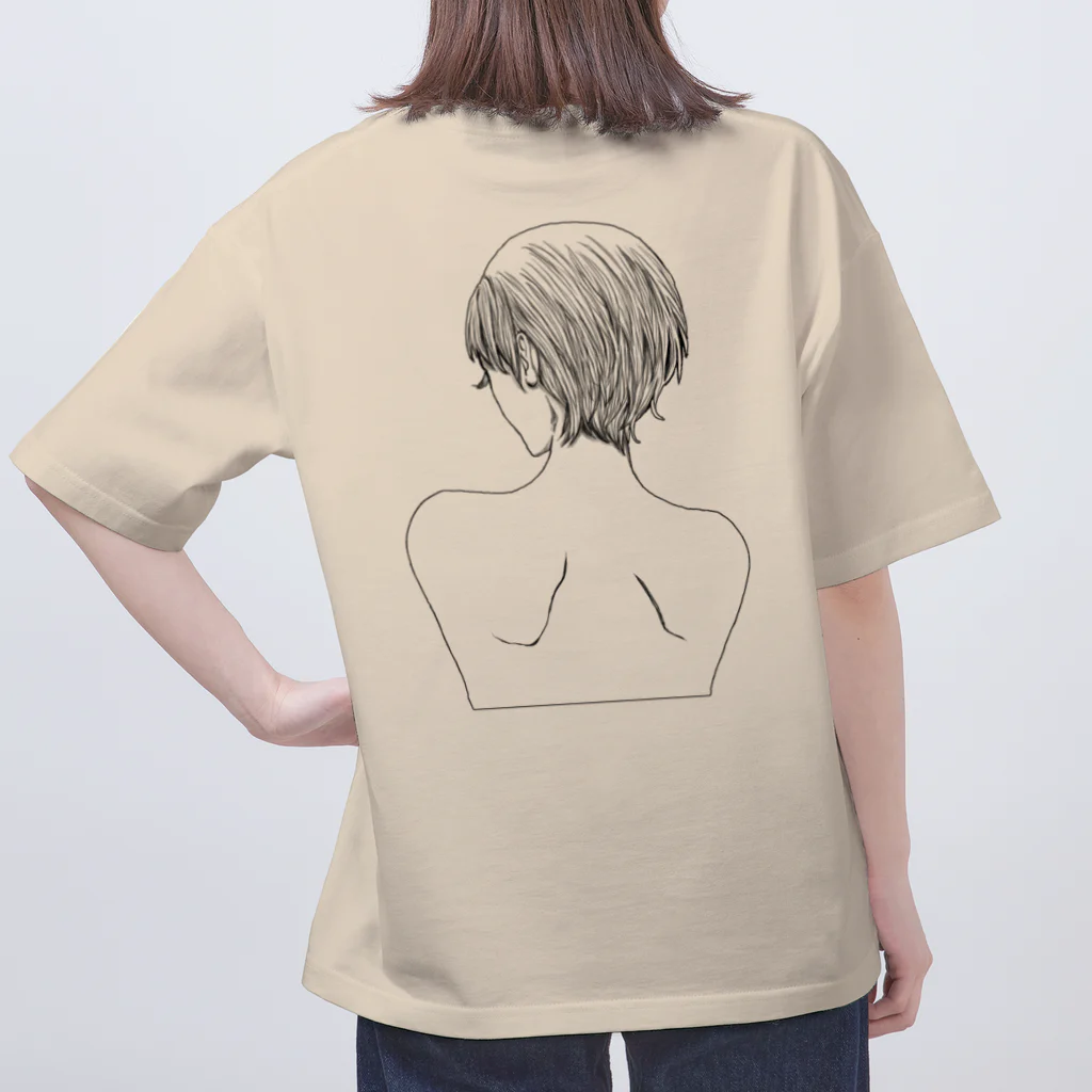 クッション橋本のせなかきれいだな オーバーサイズTシャツ