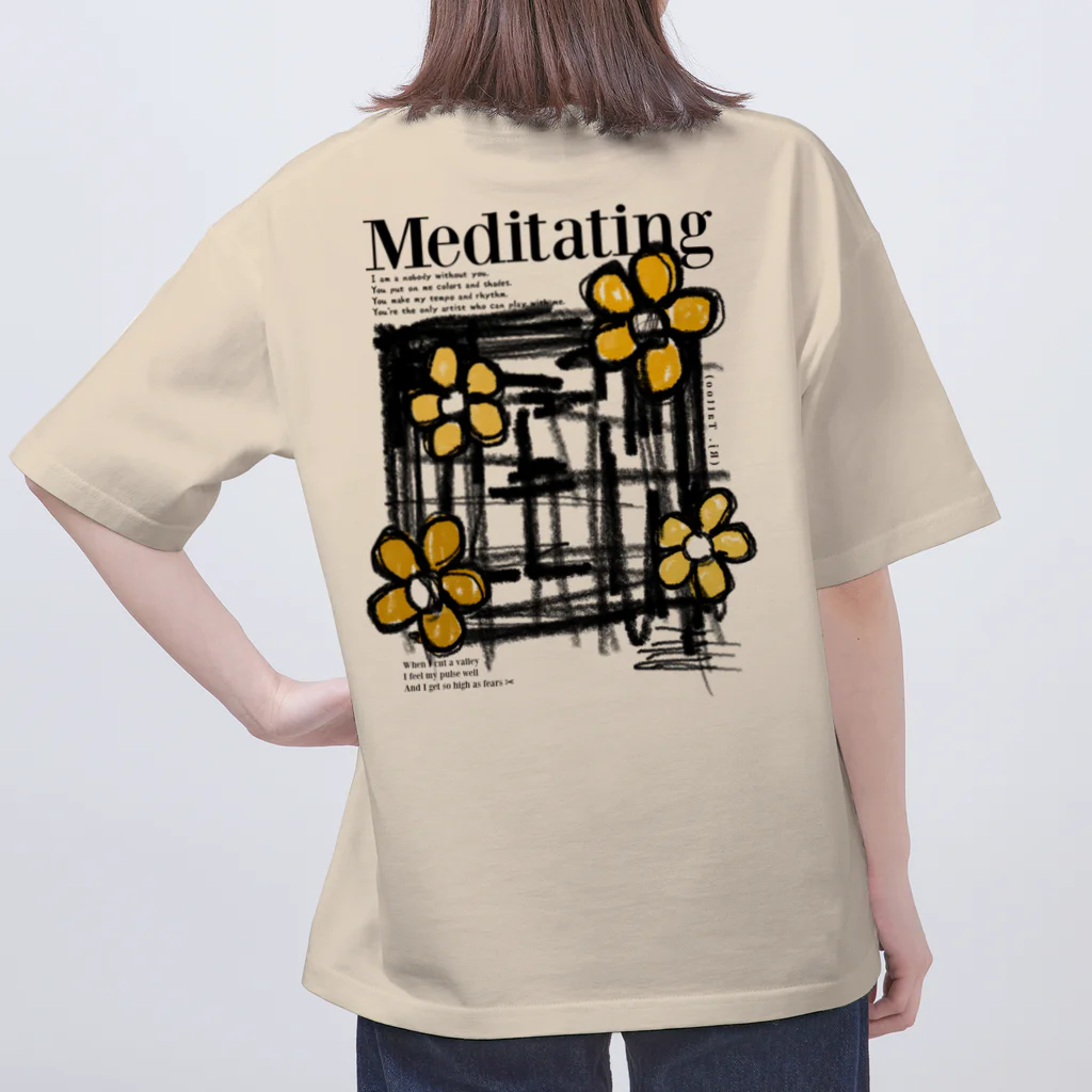 Rj.Brand - art&fashionの#meditaiting Oversized T-Shirt