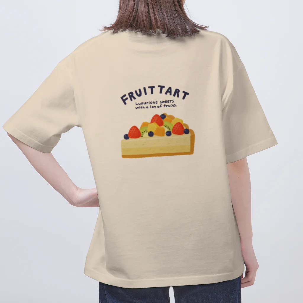 takemARTのフルーツいっぱいタルト オーバーサイズTシャツ