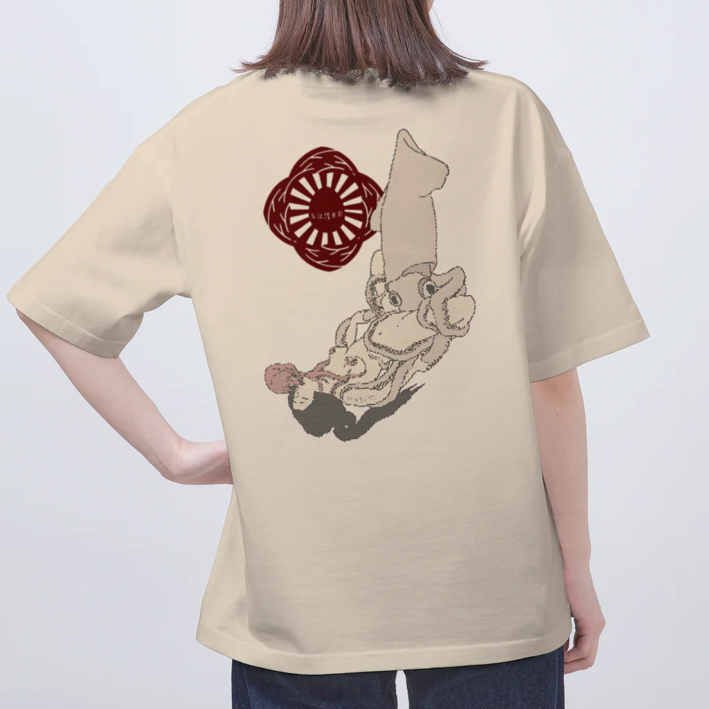 Culture Clubの[ Culture Club ] 文化倶楽部：点描春画 OS T-sh① Oversized T-Shirt