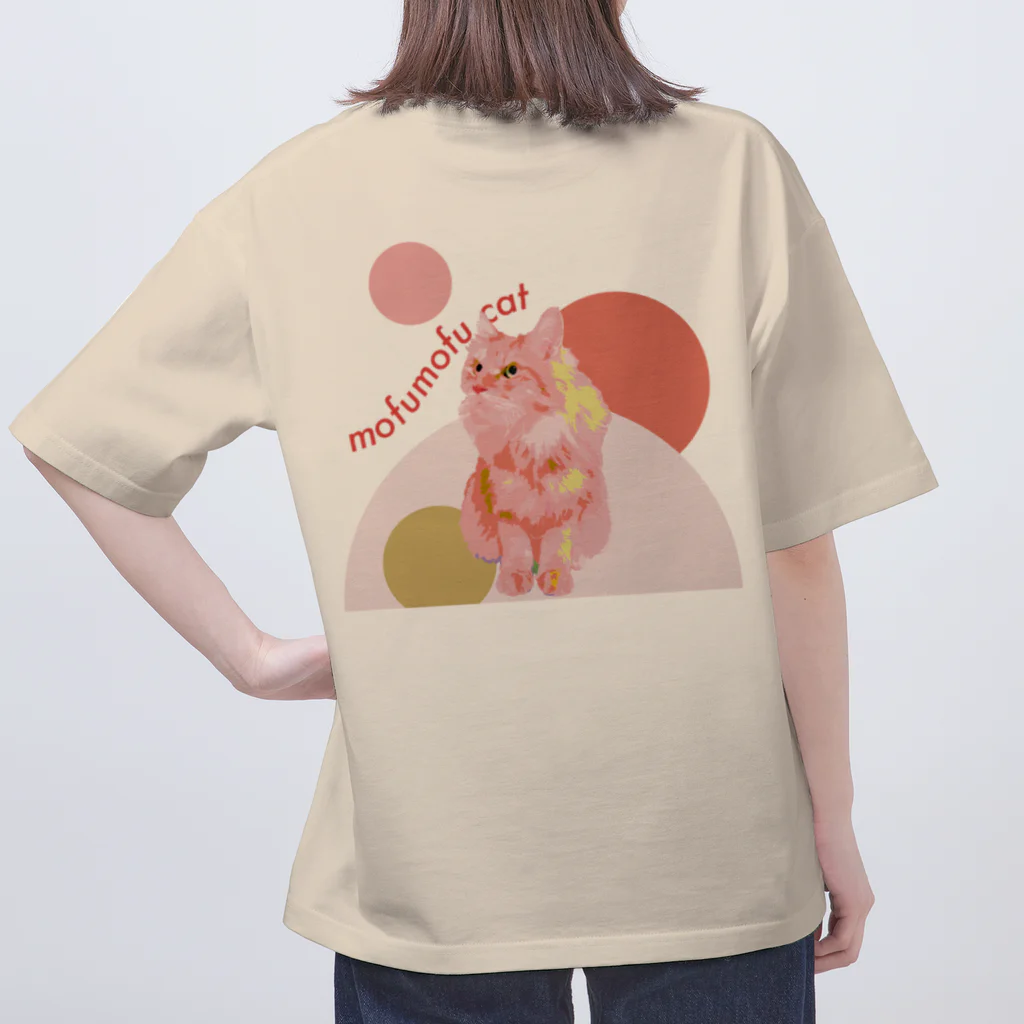 そぼろのプリント屋さんのもふもふキャット オーバーサイズTシャツ