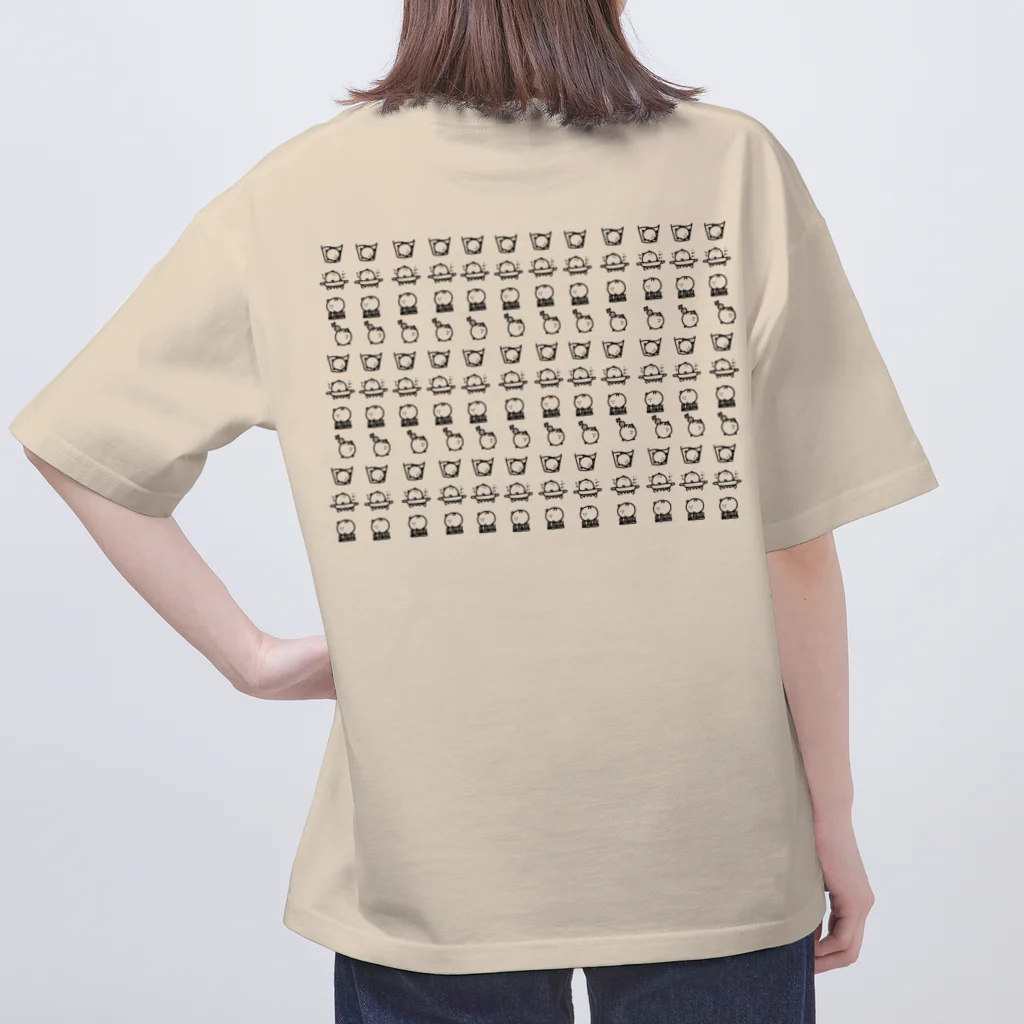 ぷえ店のシロハム・ヘル Oversized T-Shirt