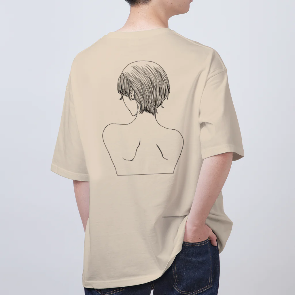 クッション橋本のせなかきれいだな Oversized T-Shirt