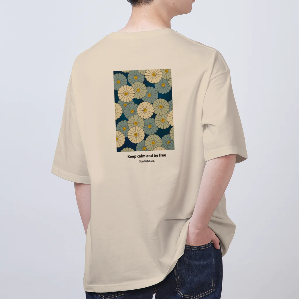 Starfish&Co.のCrest of Kiku OversizeT-shirts Oversized T-Shirt