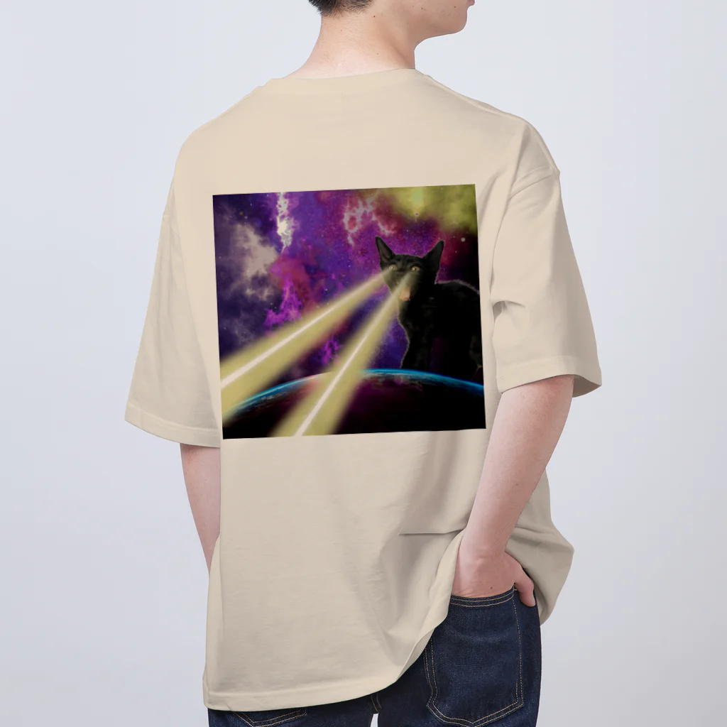 OnOsan家の宇宙猫 Oversized T-Shirt