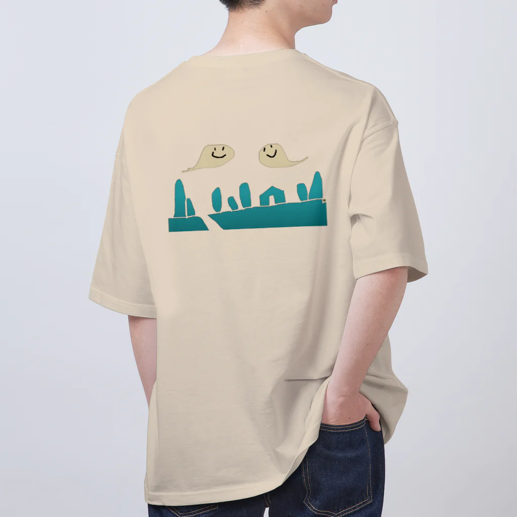 ふんわりおくつろぎやさんのおばけちゃんず Oversized T-Shirt