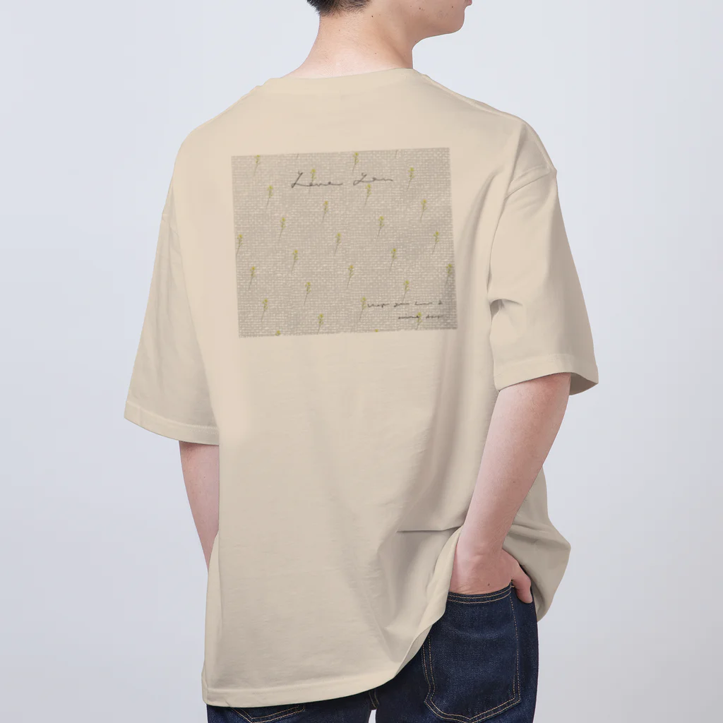 rilybiiのNANOHANA , Logo Message . Oversized T-Shirt