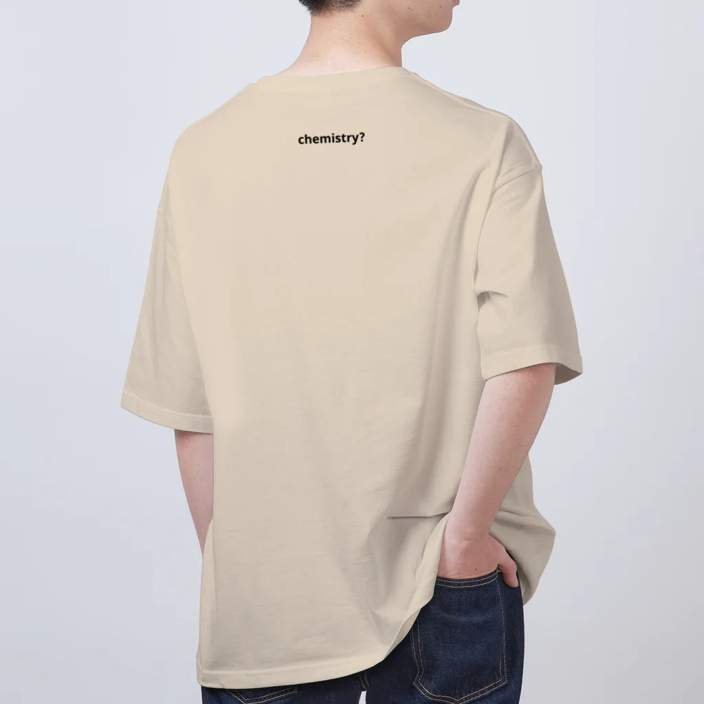 interested in?の1.hydrogen(黒/表裏) Oversized T-Shirt