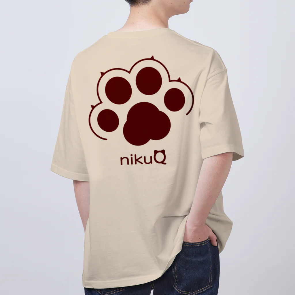 WebArtsの肉球をモチーフにしたオリジナルブランド「nikuQ」（猫タイプ）です オーバーサイズTシャツ