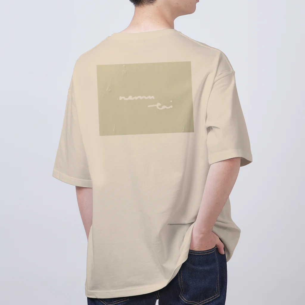 rilybiiのnemutai *plaster cream *milky green yellow オーバーサイズTシャツ